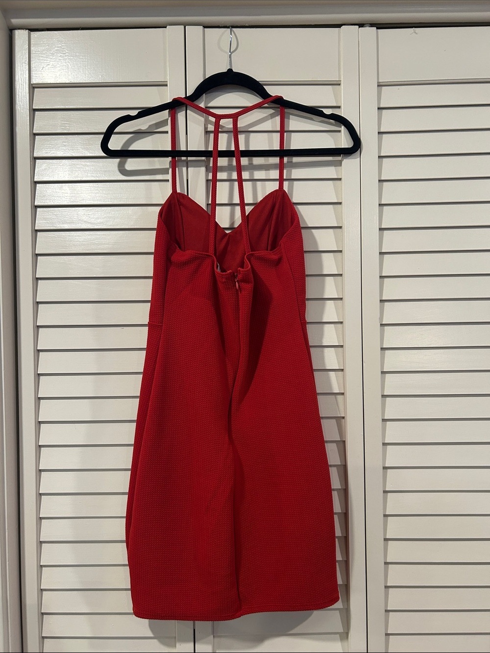 Charlotte Russe Red Strappy Mini Dress Size S - Picture 3 of 5